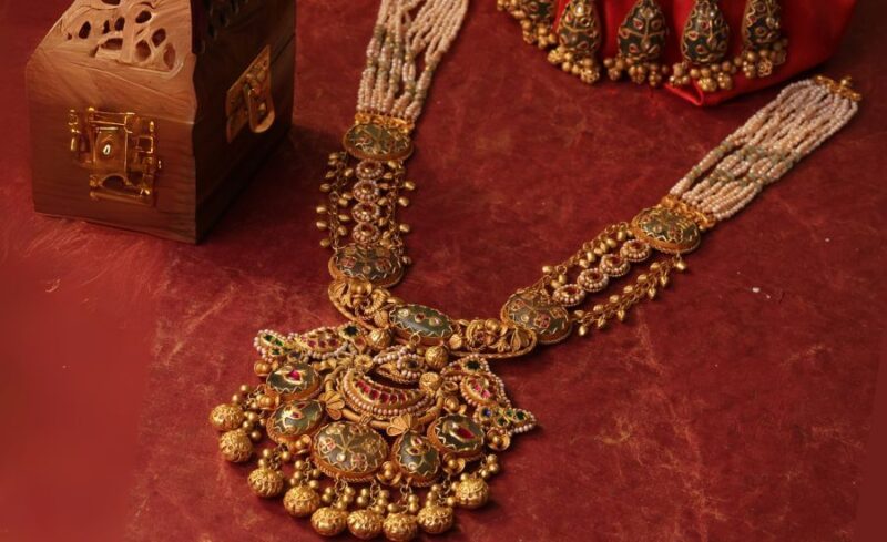 Heritage Rajwadi Bridal Necklace