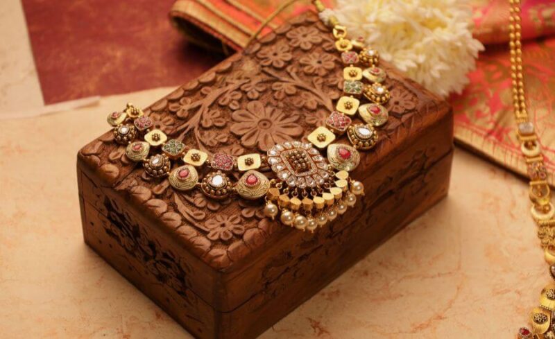 Antique Temple Motif Necklace