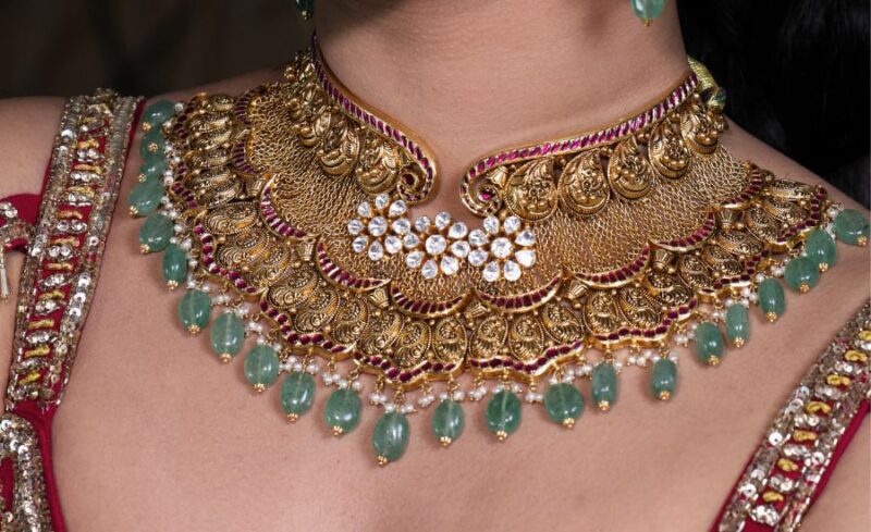 Heritage Bloom Collar Necklace